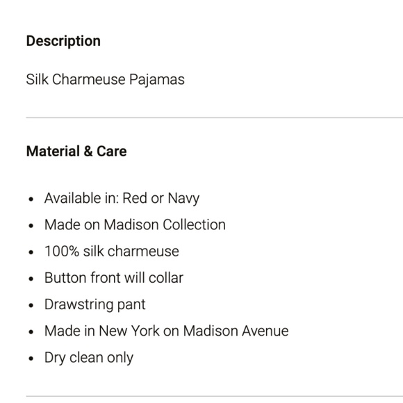 Paul Stuart Silk Pajama Set - Picture 12 of 14